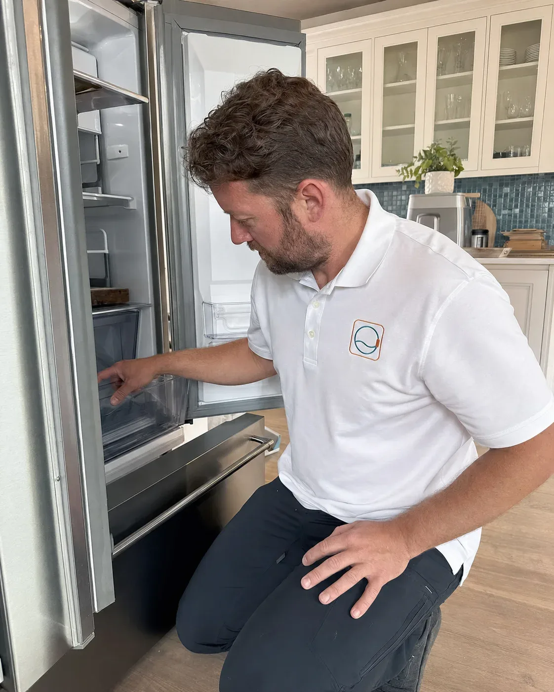 Refrigerator repair in a Kelowna home